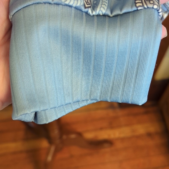 Blue and White Relaxed Hoodie - Picture 12 of 17